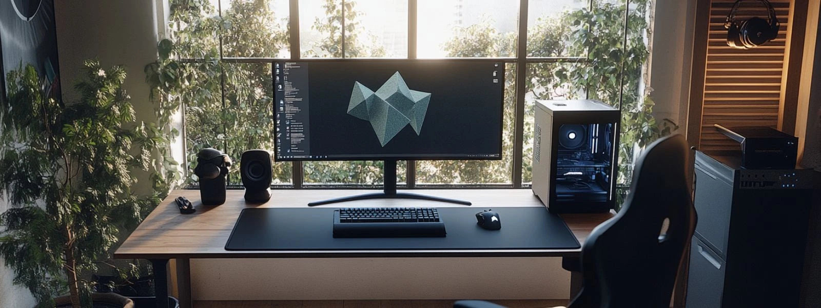 Tapis de souris XXL sur un setup stylé