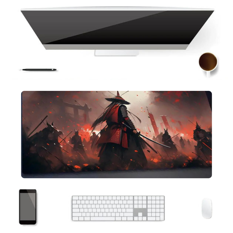 Tapis de Souris XXL Warrior Samouraï