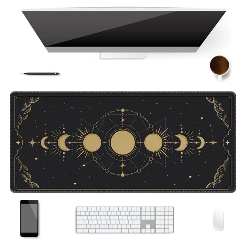 Tapis de Souris XXL Phases Lunaires