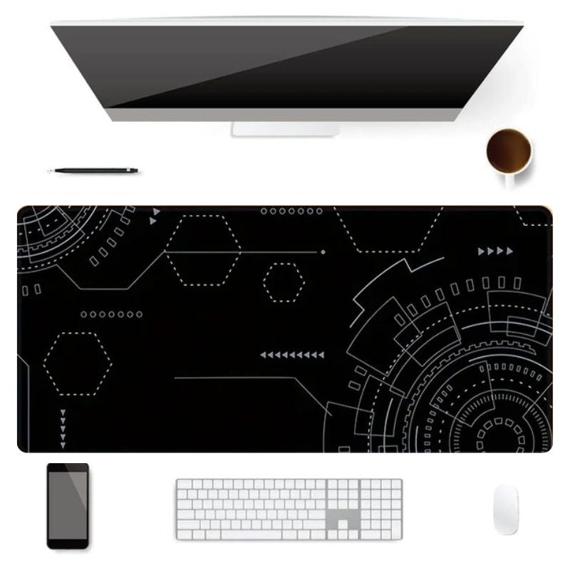 Tapis de Souris XXL Circuit Quantique