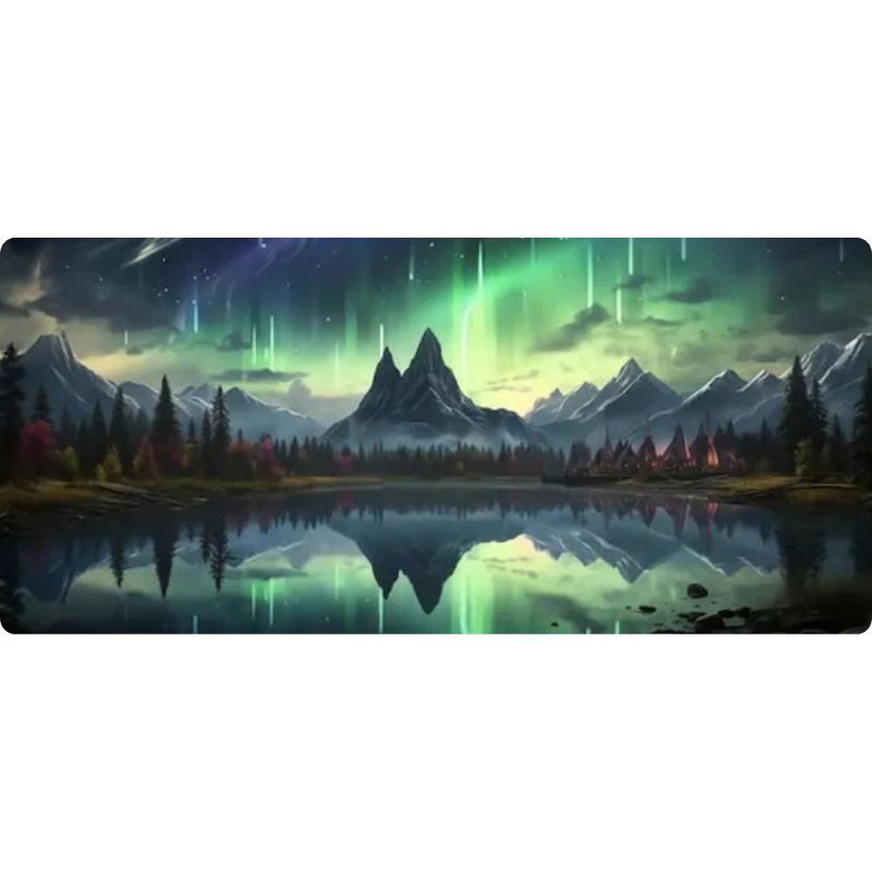 Tapis de Souris XXL Aurores Boréales