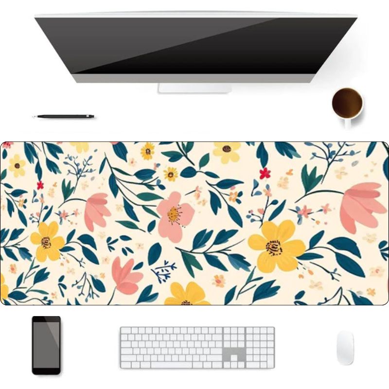 Tapis de Souris XXL Pastel Botanique