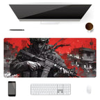 Tapis de Souris Gamer XXL Soldat Survivor