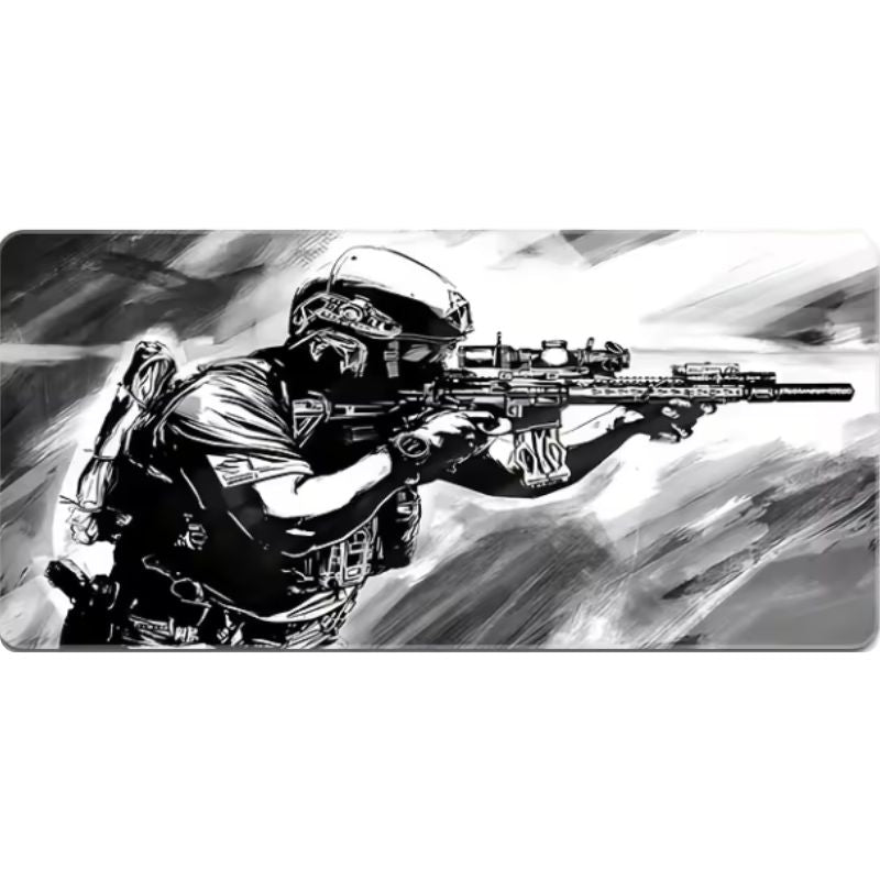 Tapis de Souris Gamer XXL Soldat Fantôme