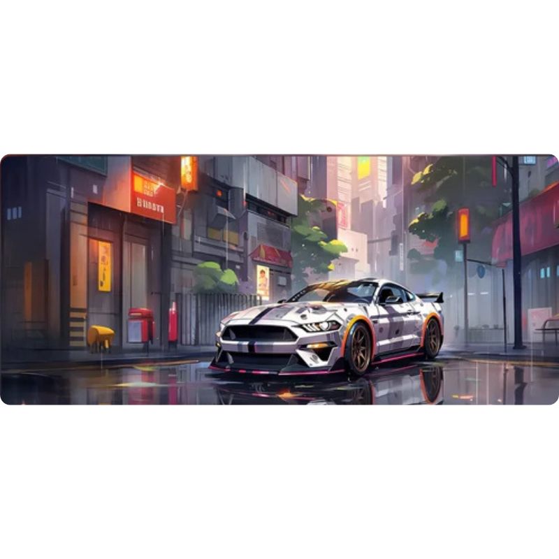 Tapis de Souris XXL Mustang Tokyo Run