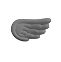 Repose-poignet Souris Ange Gris