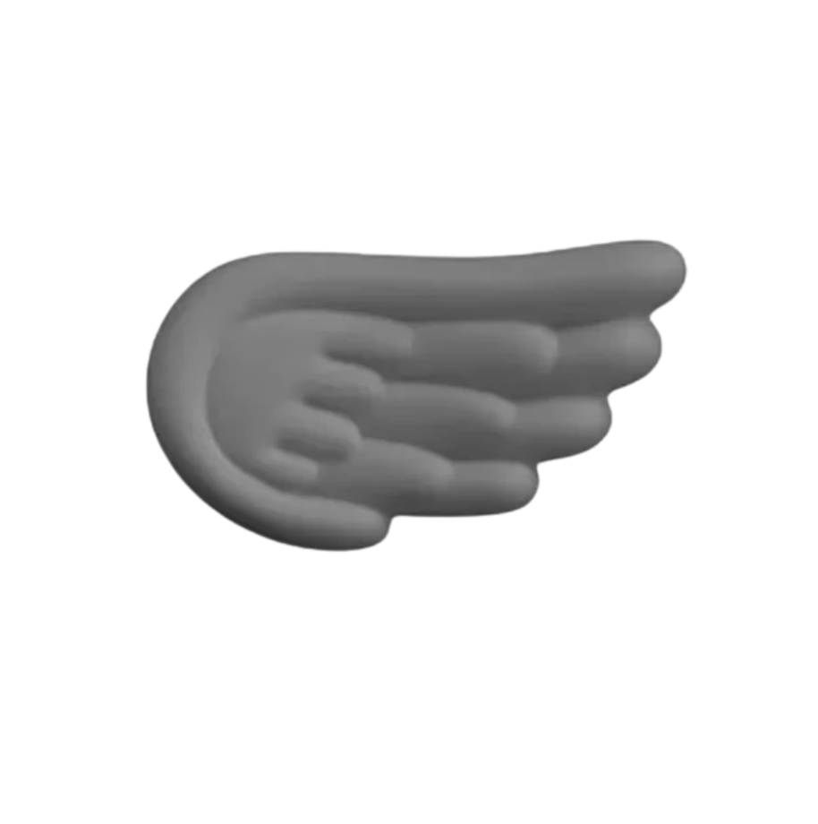 Repose-poignet Souris Ange Gris