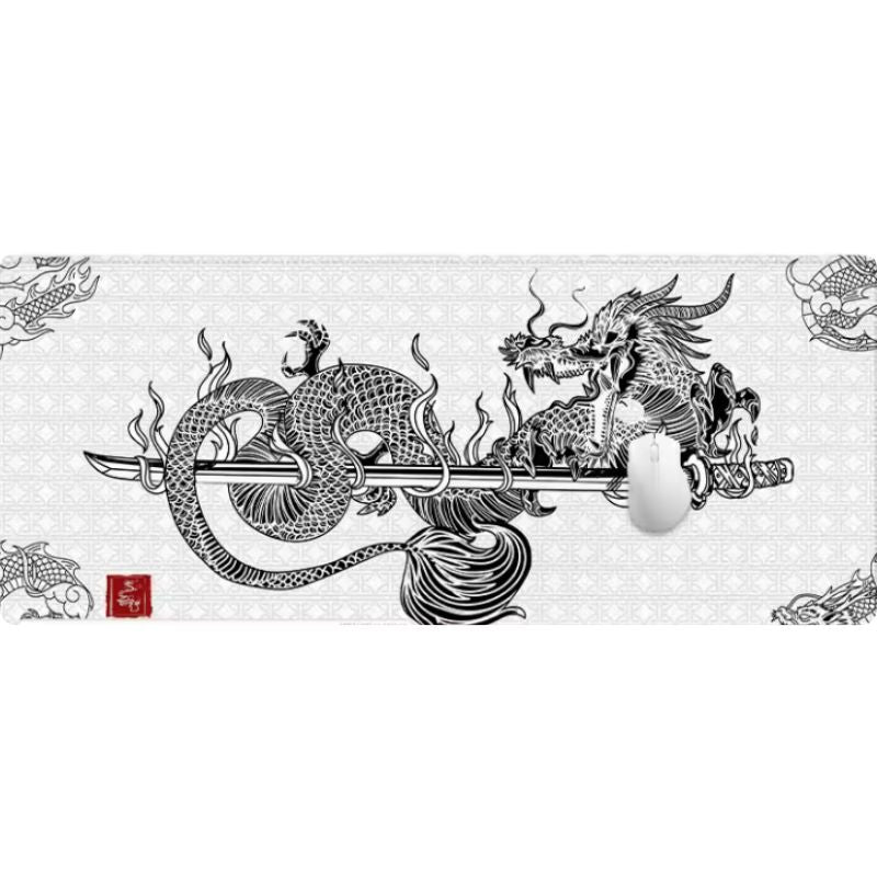 Tapis de souris XXL Dragon Samouraï