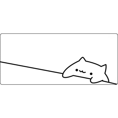 Tapis de Souris XXL Lazy Minimal Cat