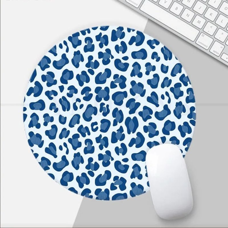 Tapis de souris Rond Bleu clair