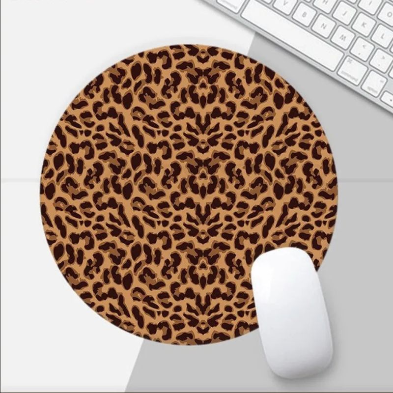 Tapis de souris Rond Girafe