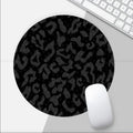 Tapis de souris Rond Noir