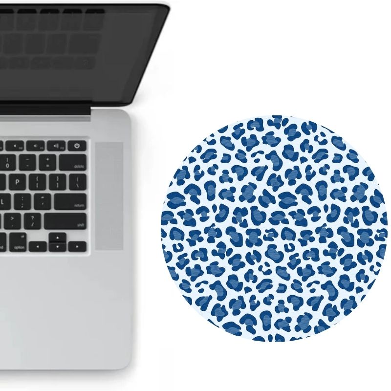 Tapis de souris Rond Bleu clair