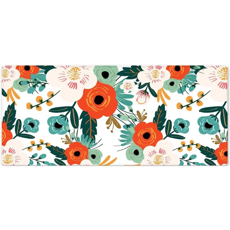 Tapis de Souris XXL Fleurs Aquarelle
