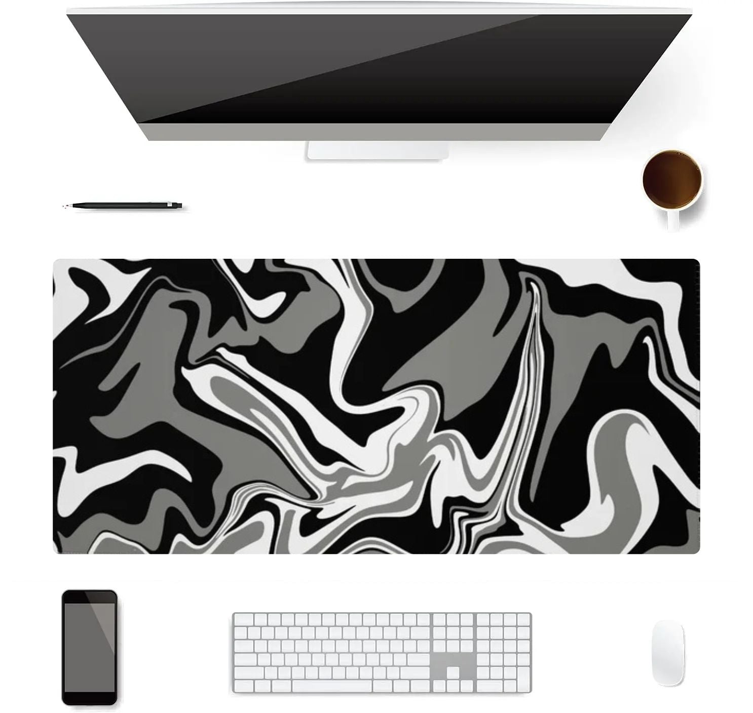 Tapis de Souris XXL Fusion Binaire