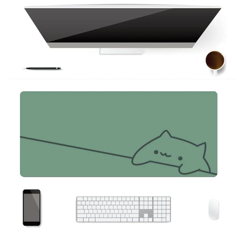 Tapis de Souris XXL Lazy Minimal Cat