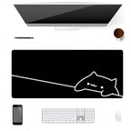 Tapis de Souris XXL Lazy Minimal Cat