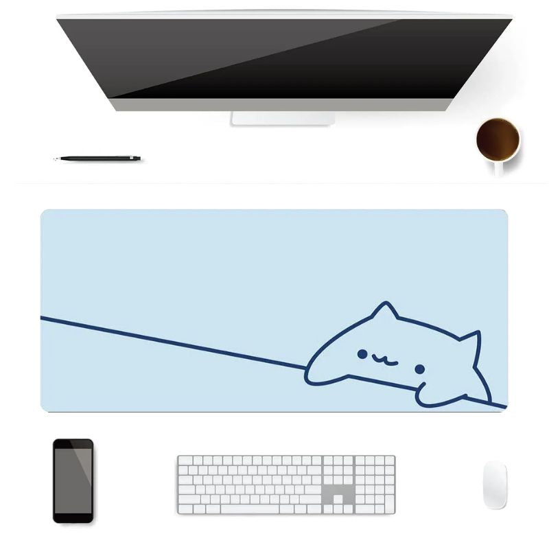 Tapis de Souris XXL Lazy Minimal Cat