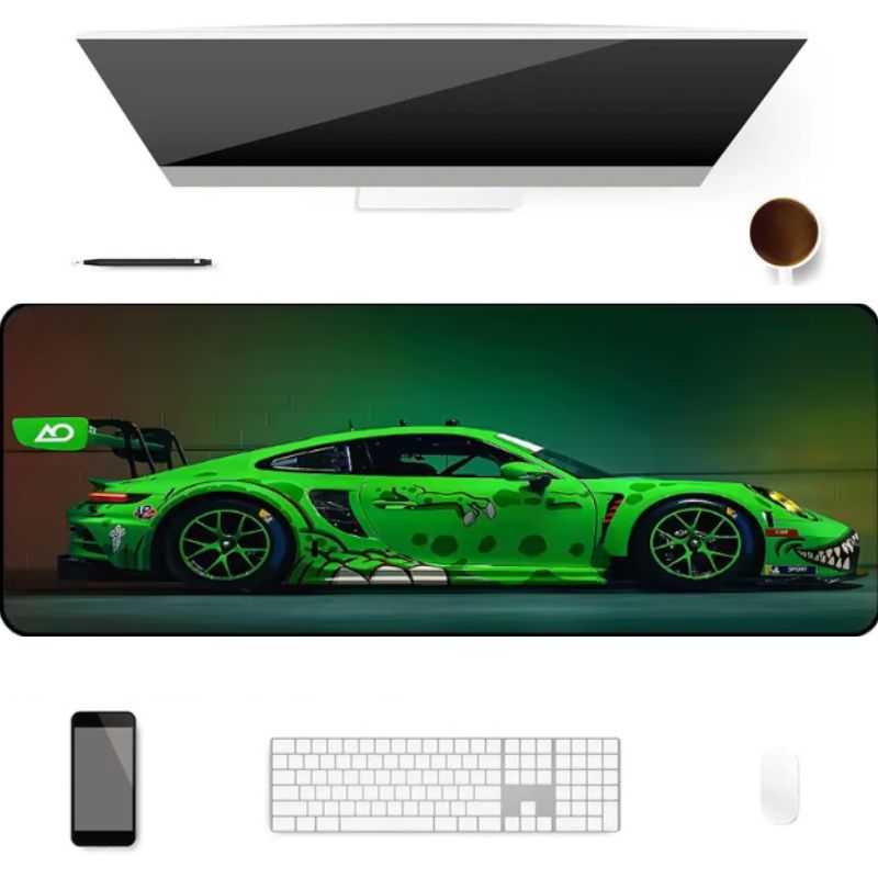 Tapis de Souris XXL Voiture Verte
