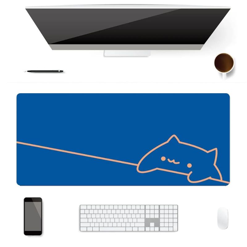 Tapis de Souris XXL Lazy Minimal Cat