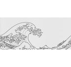 Tapis de Souris XXL Vagues blanches kanagawa