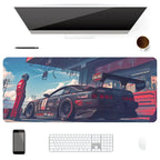 Tapis de Souris Gamer XXL Voiture de Course