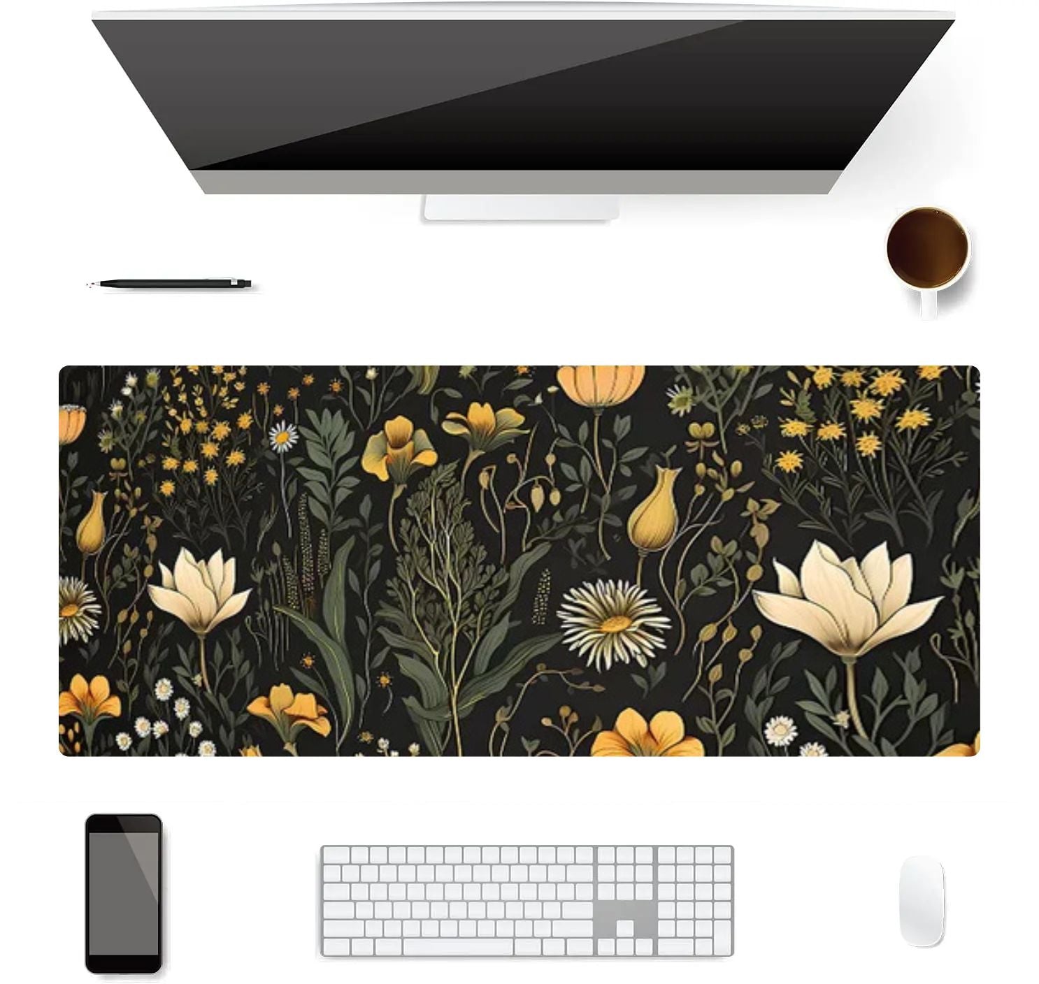 Tapis de Souris XXL Fleur d’Antan