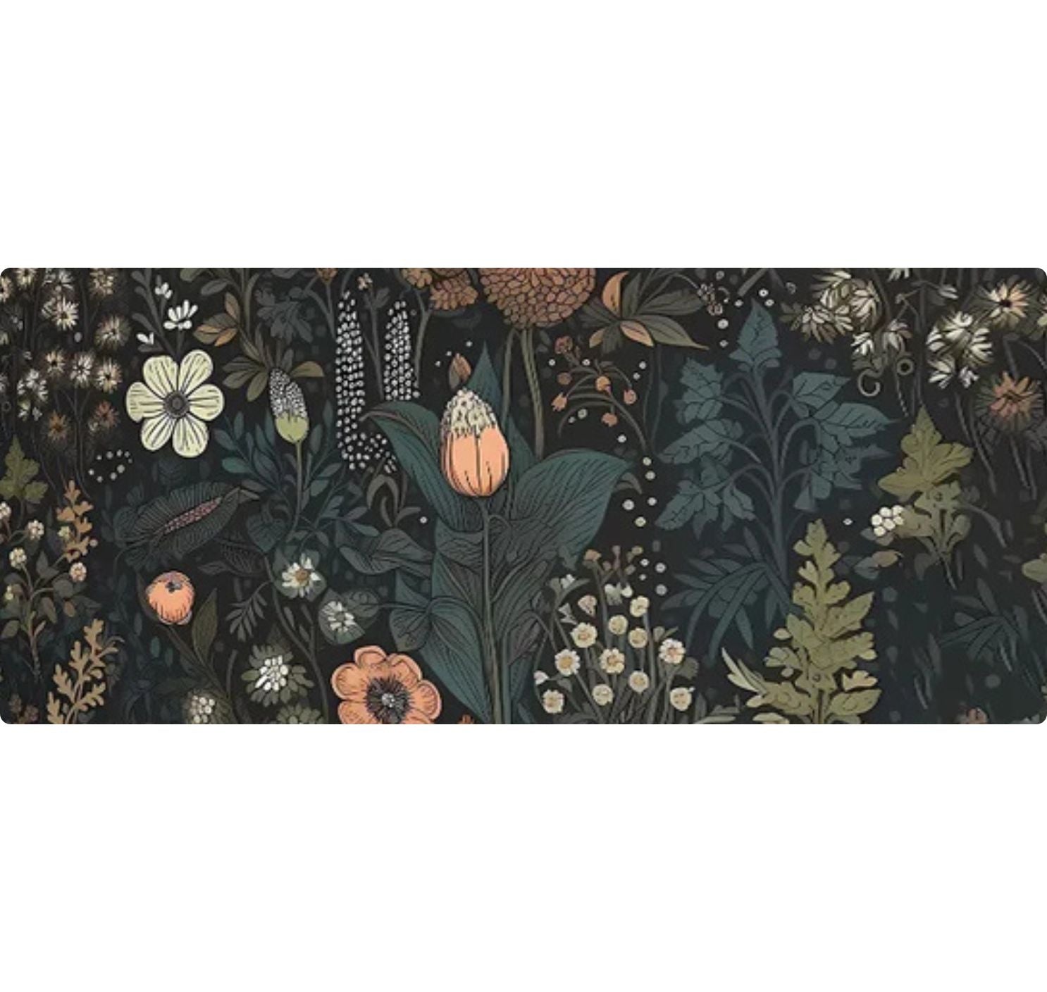 Tapis de Souris XXL Jardin de Minuit