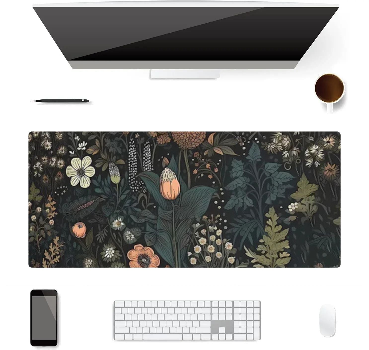 Tapis de Souris XXL Jardin de Minuit