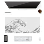 Tapis de Souris XXL Vagues blanches kanagawa