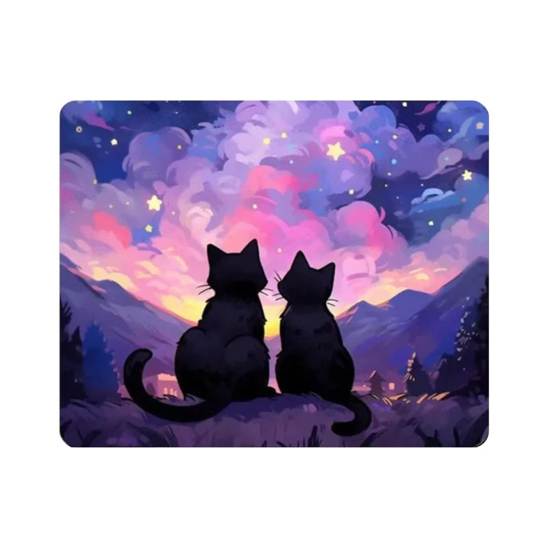 Tapis de souris Chat rêveur