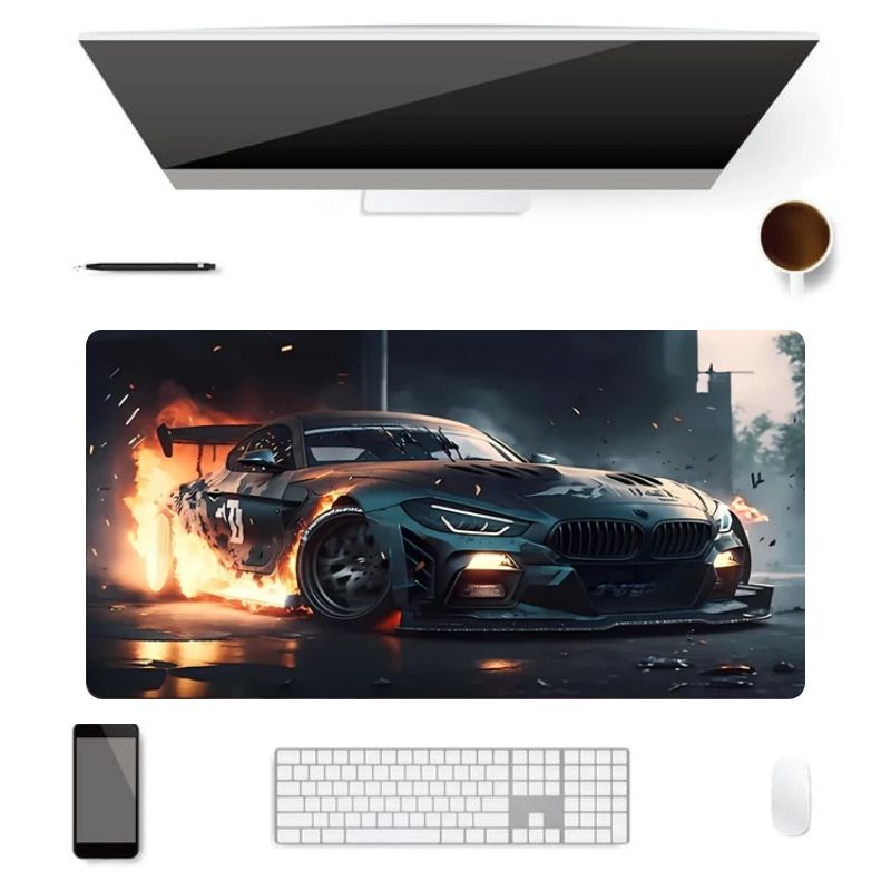 Tapis de Souris XXL Voiture Drift