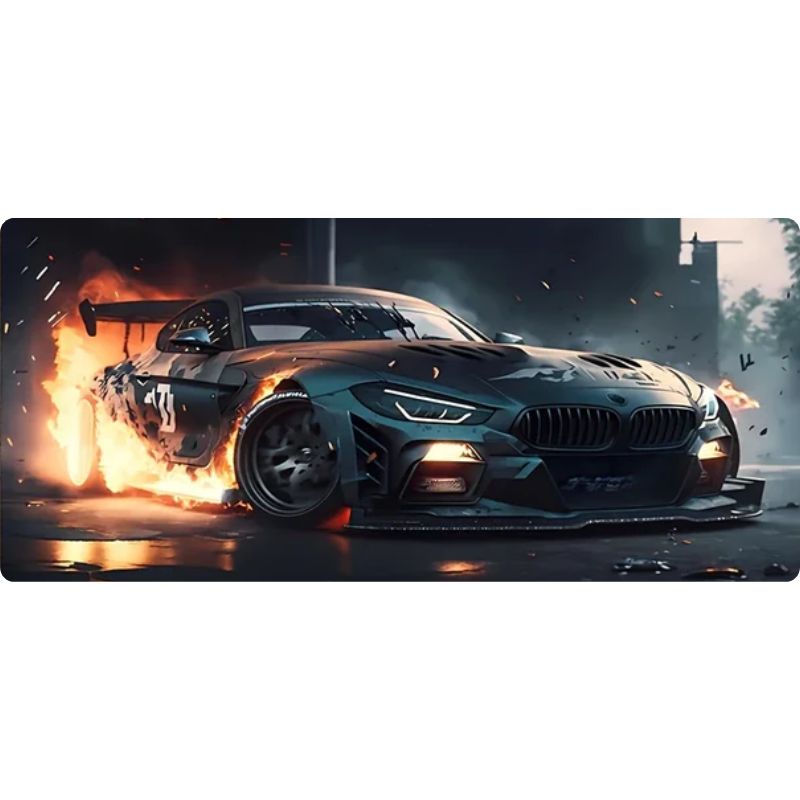 Tapis de Souris XXL Voiture Drift