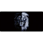 Tapis de Souris XXL Lion Noir et Blanc