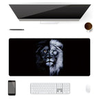 Tapis de Souris XXL Lion Noir et Blanc