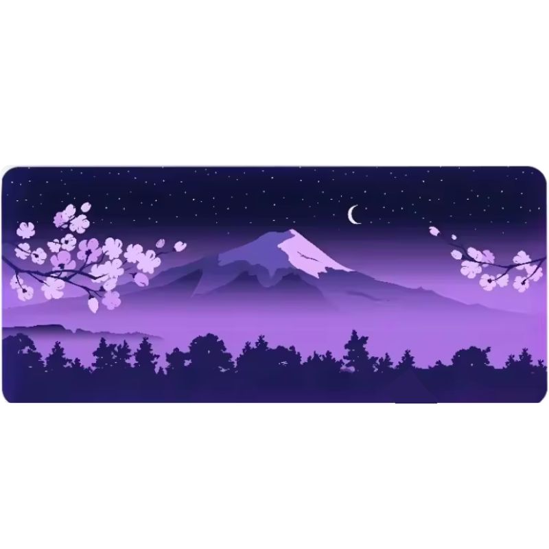 Tapis de Souris Gamer XXL Purple Fuji