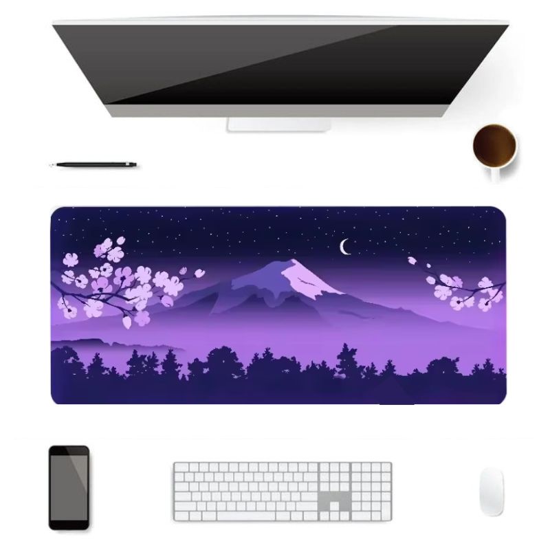 Tapis de Souris Gamer XXL Purple Fuji