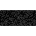 Tapis de Souris Topographique Noir
