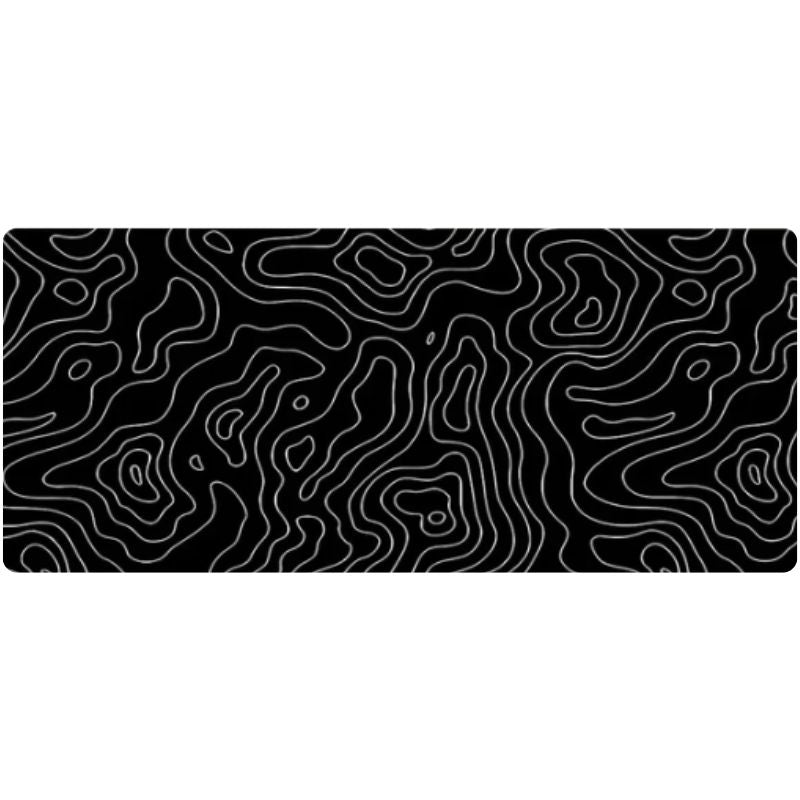 Tapis de Souris Topographique Noir