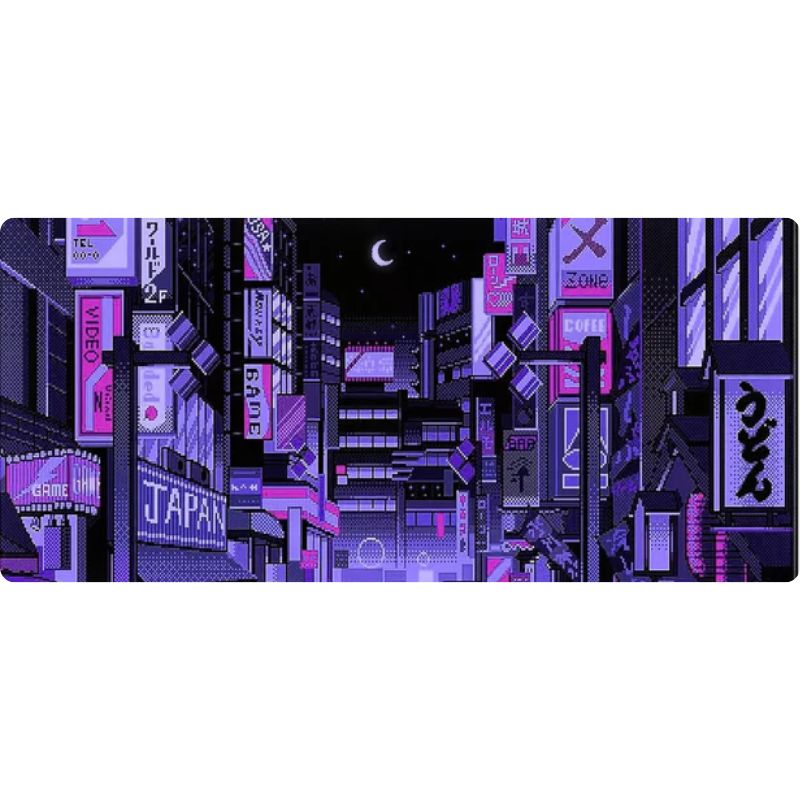 Tapis de Souris Gamer XXL Purple Japan