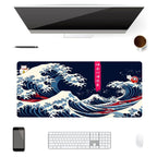 Tapis de souris XXL Vagues kanagawa