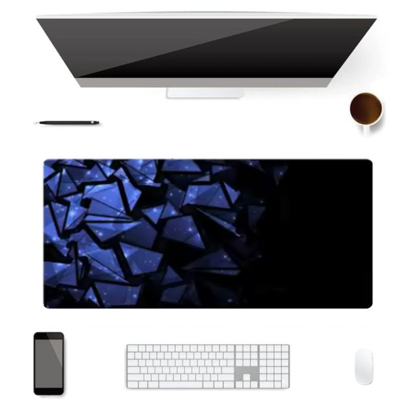 Tapis de Souris Gaming XXL Ice Shards Navy