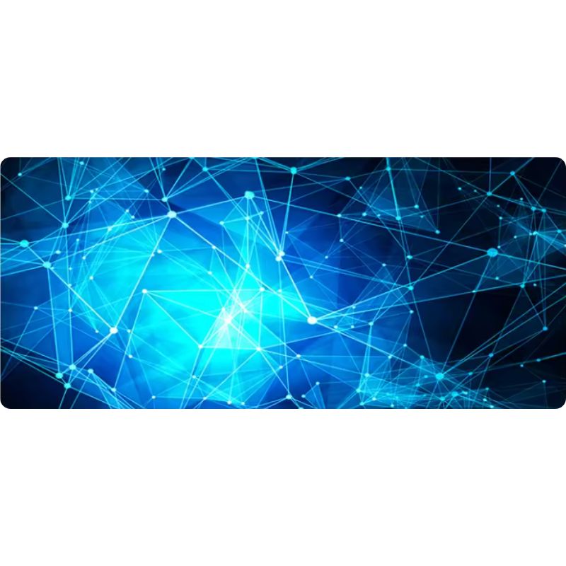 Tapis de Souris Gamer XXL Énergie Bleue