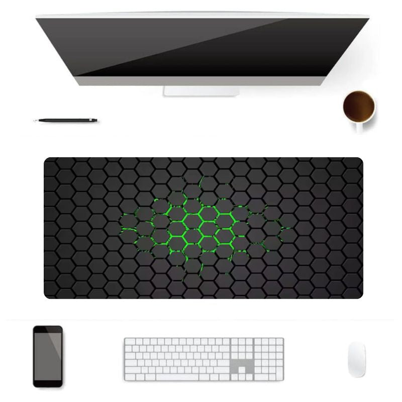 Tapis de Souris Gamer XXL Nexus Vert