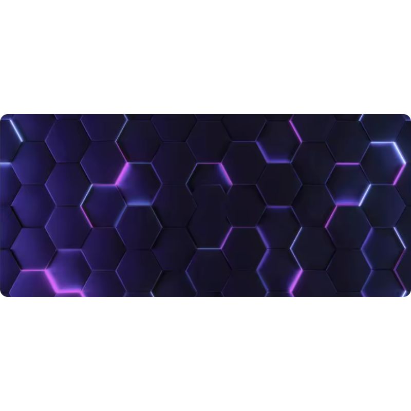 Tapis de souris Gamer XXL Hexa Fusion