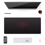 Tapis de souris noir et rouge