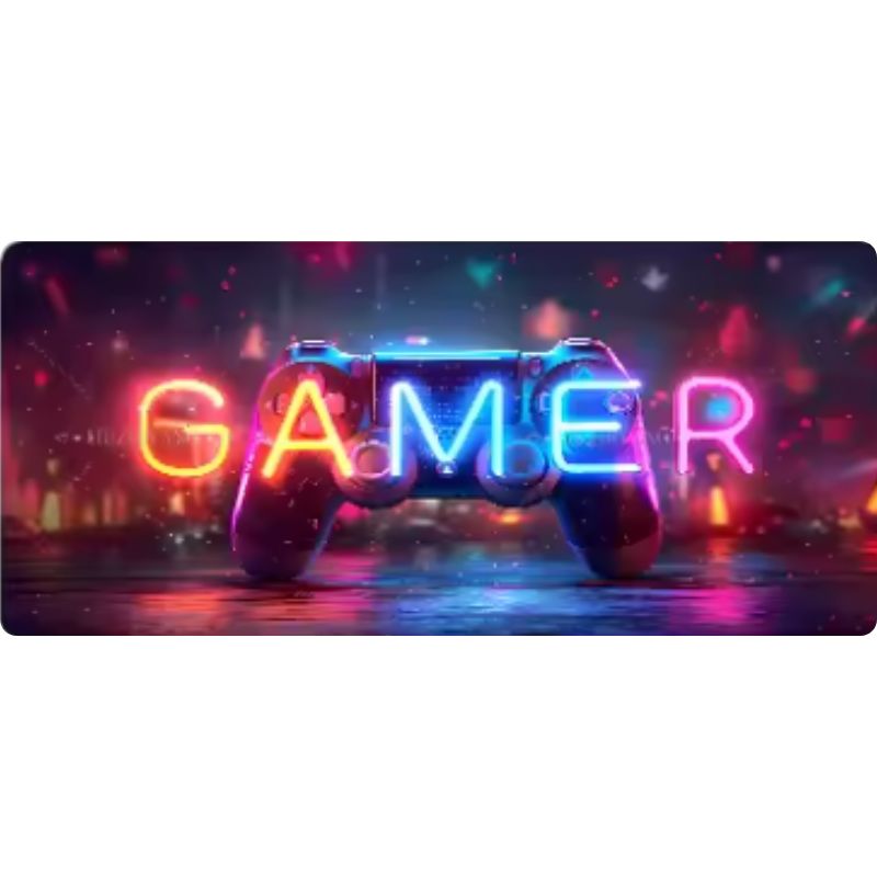 Tapis de Souris XXL Neon Gamer