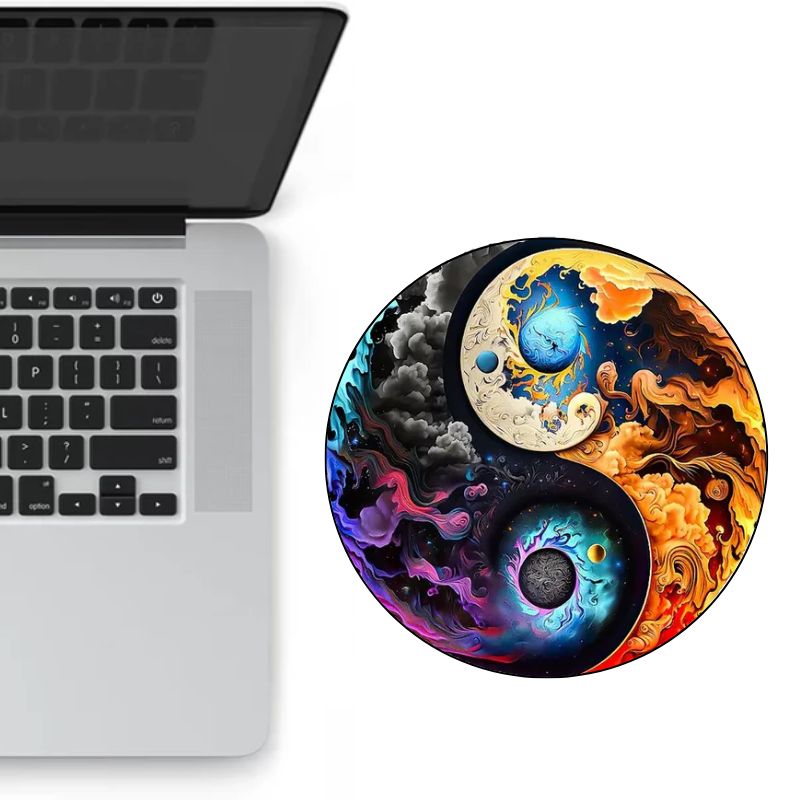 Tapis de Souris Yin Yang Élémental