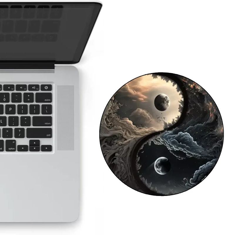 Tapis de Souris Yin Yang Sombre