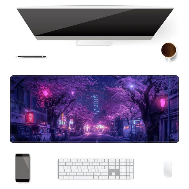 Tapis de Souris XXL Nuit Tokyoïte